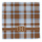 Two Color Plaid Washcloth - Front - No Soap