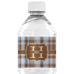 Two Color Plaid Water Bottle Labels - Custom Sized (Personalized)