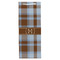 Two Color Plaid Wine Gift Bag - Gloss - Front