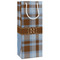 Two Color Plaid Wine Gift Bags (Personalized)