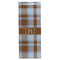 Two Color Plaid Wine Gift Bag - Matte - Front