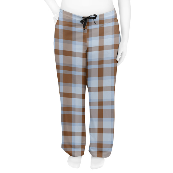 Two Color Plaid Women's Pj on model - Front