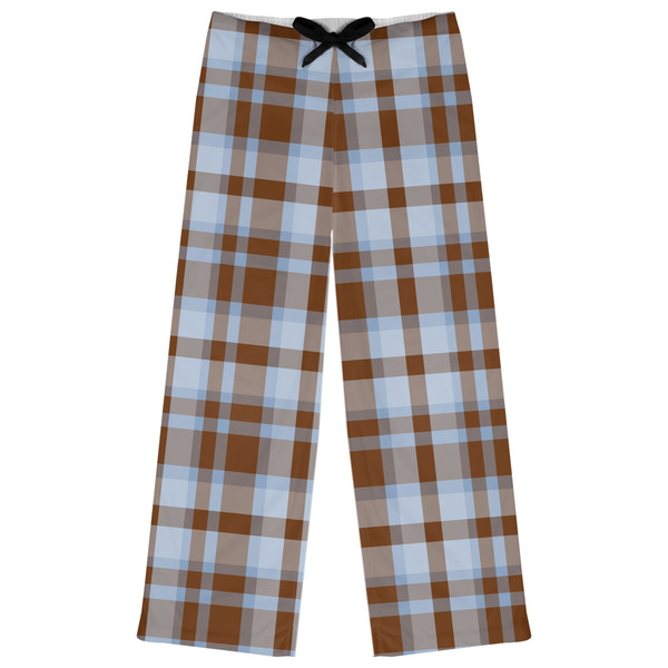 Custom Two Color Plaid Womens Pajama Pants - XL