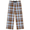 Two Color Plaid Womens Pajama Pants - XS