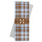 Two Color Plaid Yoga Mat Towel with Yoga Mat