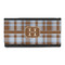 Two Color Plaid Leatherette Ladies Wallet (Personalized)