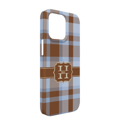 Two Color Plaid iPhone Case - Plastic - iPhone 13 (Personalized)