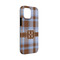 Two Color Plaid iPhone Case - Rubber Lined - iPhone 13 Mini (Personalized)