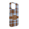 Two Color Plaid iPhone 13 Pro Case - Angle