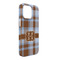 Two Color Plaid iPhone Case - Plastic - iPhone 13 Pro Max (Personalized)