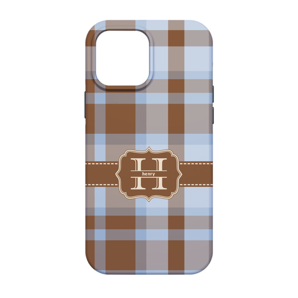 Two Color Plaid iPhone 13 Tough Case - Back