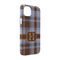 Two Color Plaid iPhone 14 Pro Case - Angle
