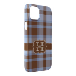 Two Color Plaid iPhone Case - Plastic - iPhone 14 Pro Max (Personalized)