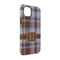 Two Color Plaid iPhone Case - Rubber Lined - iPhone 14 Pro (Personalized)