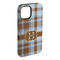 Two Color Plaid iPhone Case - Rubber Lined - iPhone 15 Plus (Personalized)