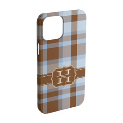 Two Color Plaid iPhone Case - Plastic - iPhone 15 Pro (Personalized)