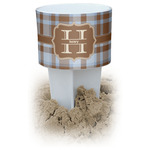 Two Color Plaid Beach Spiker Drink Holder (Personalized)
