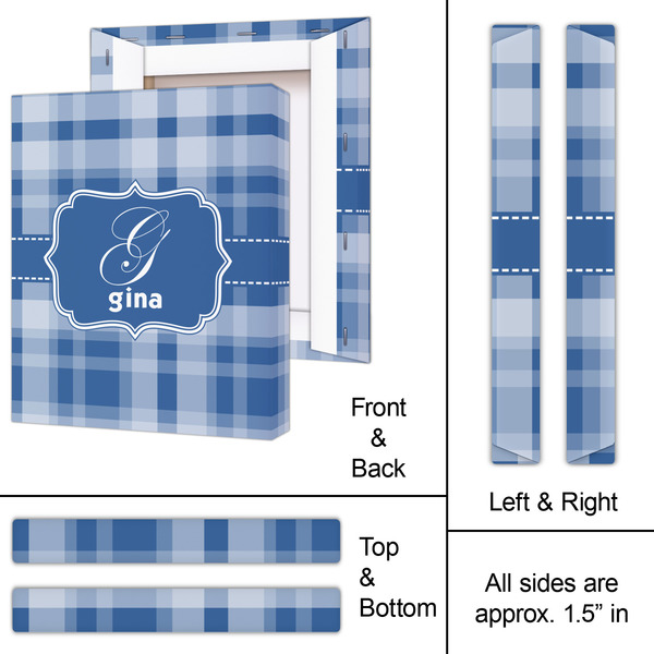 Plaid 11x14 - Canvas Print - Approval