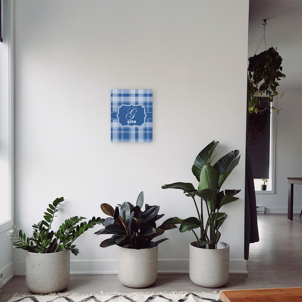 Plaid 11x14 - Canvas Print - In Context