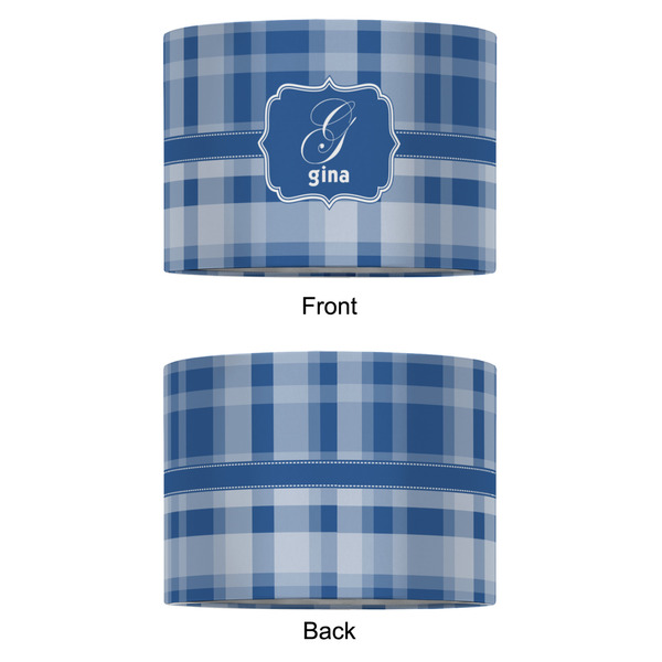 Plaid 12" Drum Lampshade - APPROVAL (Fabric)