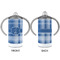 Plaid 12 oz Stainless Steel Sippy Cups - APPROVAL