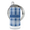 Plaid 12 oz Stainless Steel Sippy Cups - FULL (back angle)