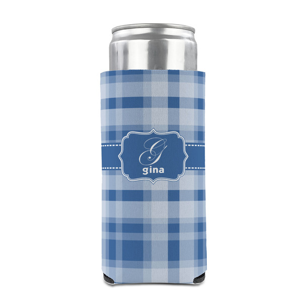 Plaid 12oz Tall Can Sleeve - FRONT (on can)