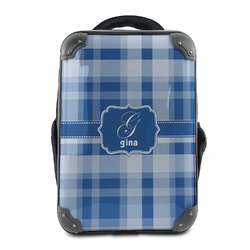 Plaid 15" Hard Shell Backpack (Personalized)