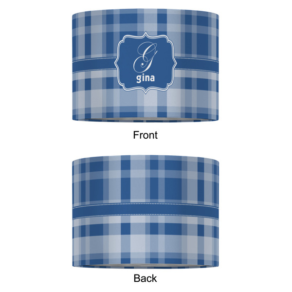 Plaid 16" Drum Lampshade - APPROVAL (Fabric)