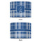 Plaid 16" Drum Lampshade - APPROVAL (Fabric)