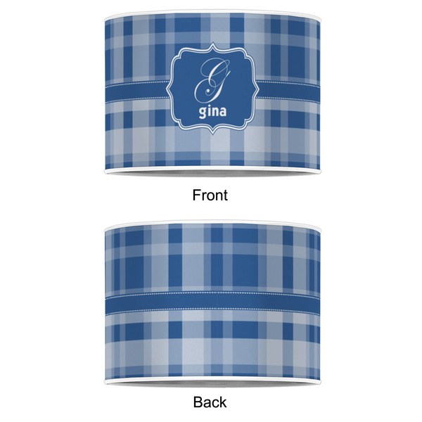 Plaid 16" Drum Lampshade - APPROVAL (Poly Film)