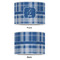 Plaid 16" Drum Lampshade - APPROVAL (Poly Film)