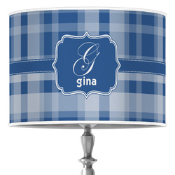 Plaid Drum Lamp Shade (Personalized)
