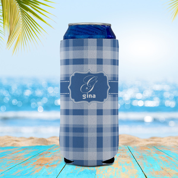 Plaid 16oz Can Sleeve - LIFESTYLE