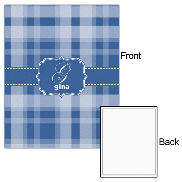 Plaid 16x20 - Matte Poster - Front & Back