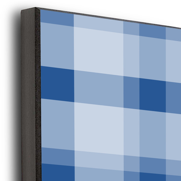 Plaid 16x20 Wood Print - Closeup