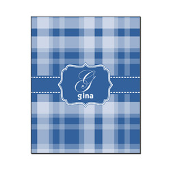 Plaid Wood Print - 16x20 (Personalized)