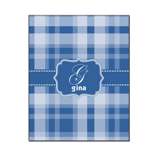 Custom Plaid Wood Print - 16x20 (Personalized)