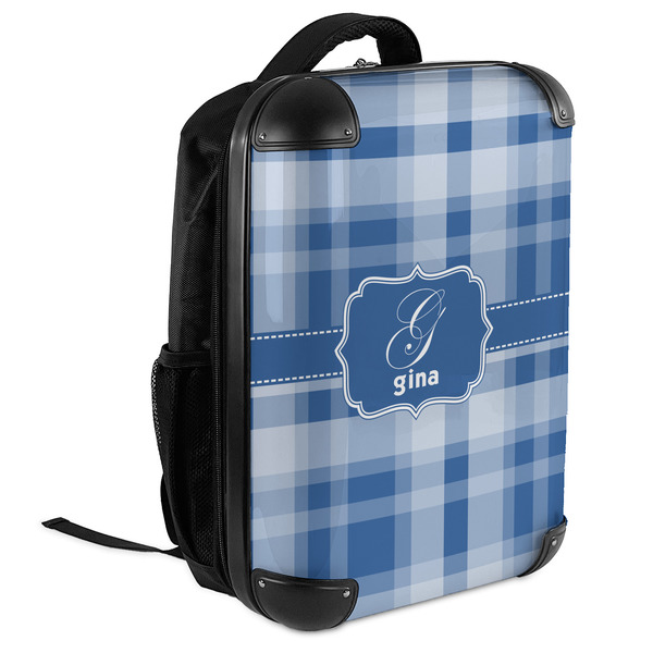 Plaid 18" Hard Shell Backpacks - ANGLED VIEW