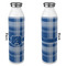 Plaid 20oz Water Bottles - Full Print - Approval