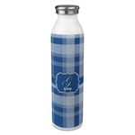 Plaid 20oz Stainless Steel Water Bottle - Full Print (Personalized)