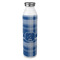 Plaid 20oz Stainless Steel Water Bottle - Full Print (Personalized)