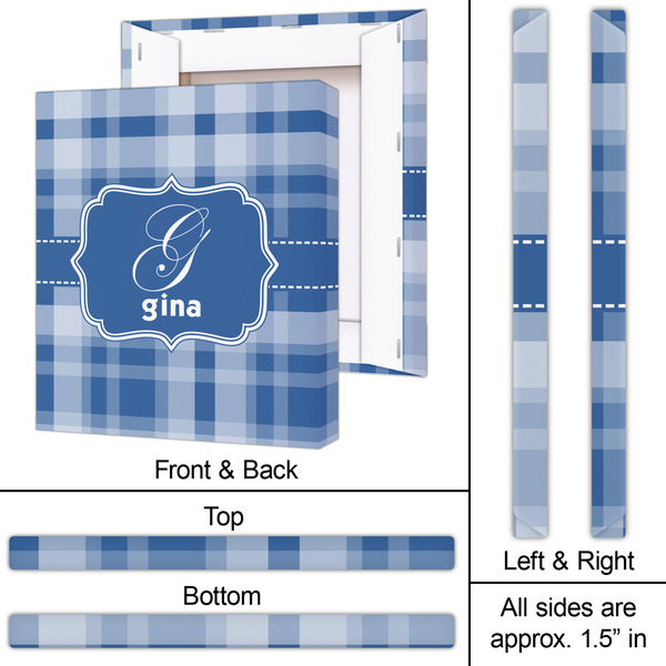 Plaid 20x24 - Canvas Print - Approval