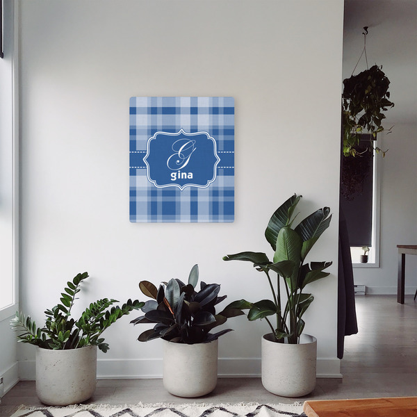 Plaid 20x24 - Canvas Print - In Context