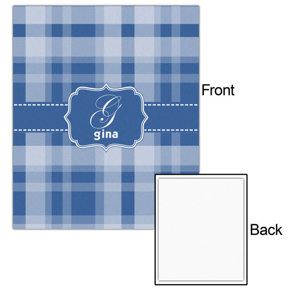 Plaid 20x24 - Matte Poster - Front & Back