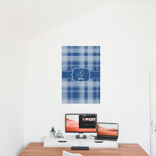Plaid 20x30 - Matte Poster - On the Wall
