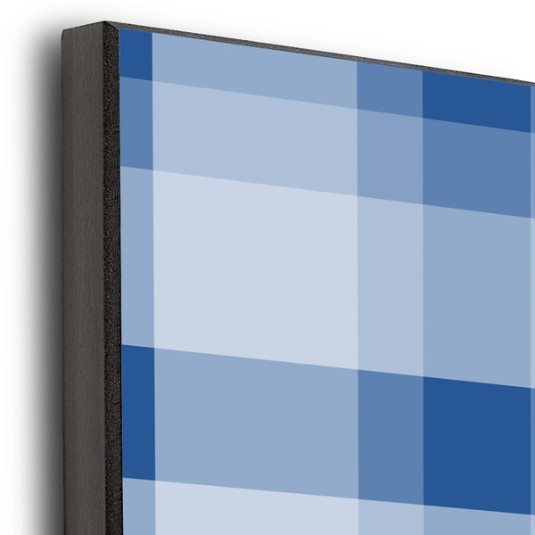 Plaid 20x30 Wood Print - Closeup