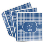 Plaid 3-Ring Binder (Personalized)