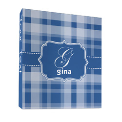 Plaid 3 Ring Binder - Full Wrap - 1" (Personalized)