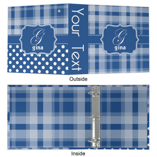 Plaid 3 Ring Binders - Full Wrap - 2" - APPROVAL